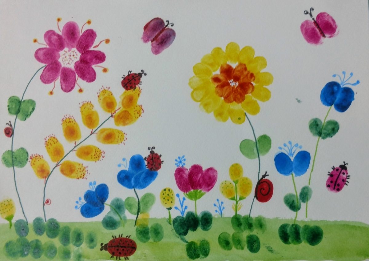 Рисование на тему цветы
